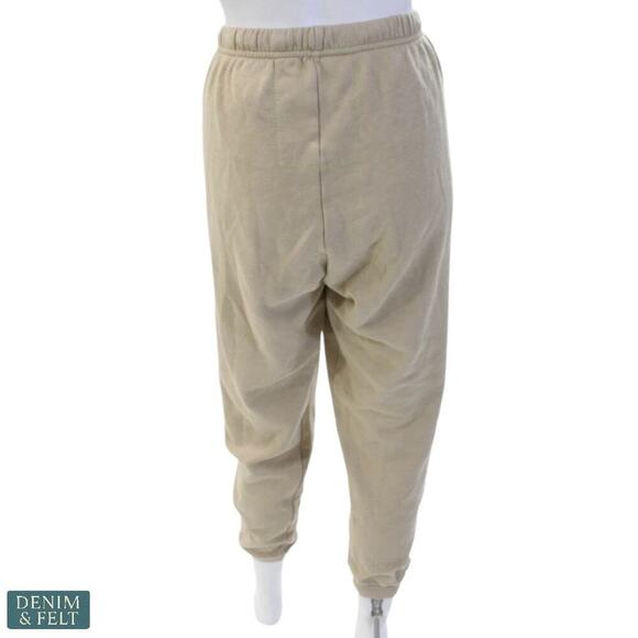 Aviator Nation Logo Stitch Sweatpants/Joggers Sand Size S Beige Tri-Blend - Picture 4 of 15